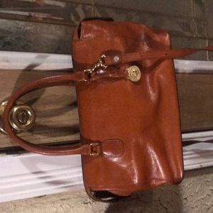 BRAHMIN  brown cognac bag